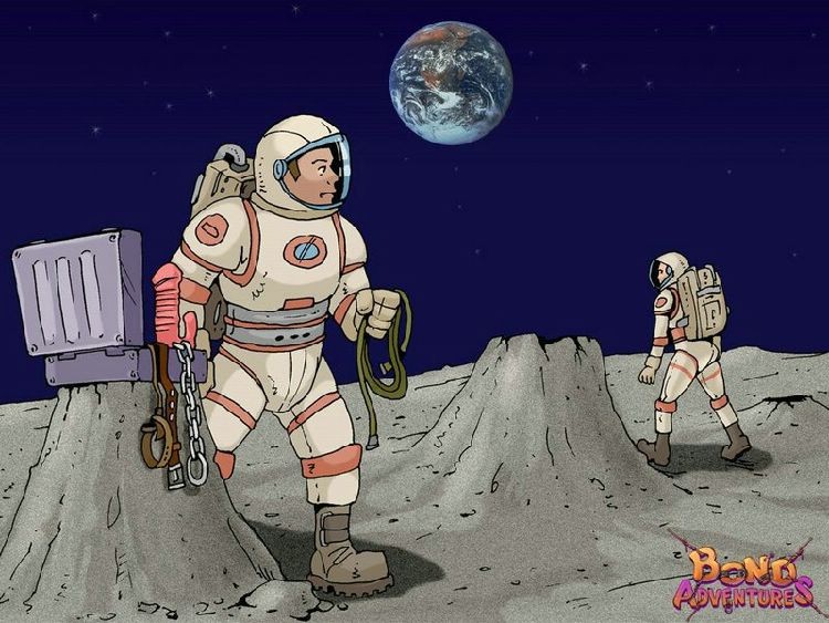 Explorador de la Luna golpea el mango de un martillo en el coño de su compañero
 #69646642