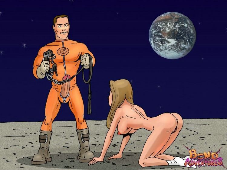 Explorador de la Luna golpea el mango de un martillo en el coño de su compañero
 #69646672