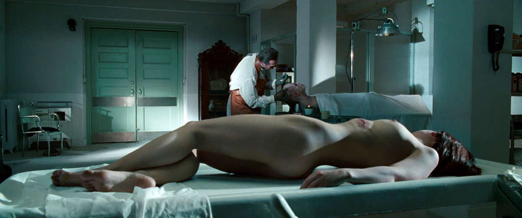 Christina Ricci reveals her nice small tits while lie on desk in movie #75338353
