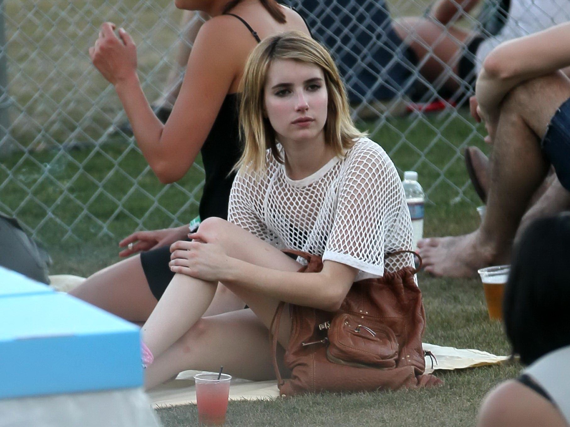 Emma Roberts wearing sexy outfits at Coachella Music Festival #75265401