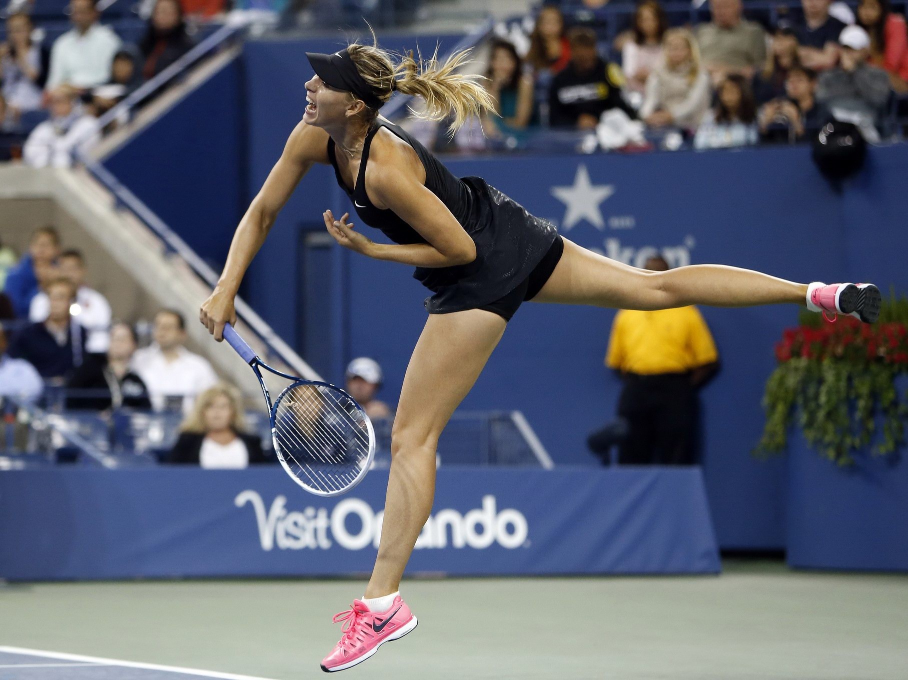 Maria Sharapova upskirt at the US Open in New York #75186924