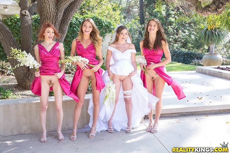 Perfect lesbian wedding with sexual girls #70928122
