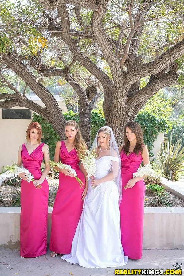 Perfect lesbian wedding with sexual girls #70928132