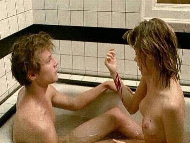 actress Bridget Fonda bathing with Jon Bon Jovi #72736832
