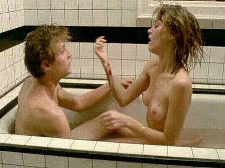 actress Bridget Fonda bathing with Jon Bon Jovi #72736838
