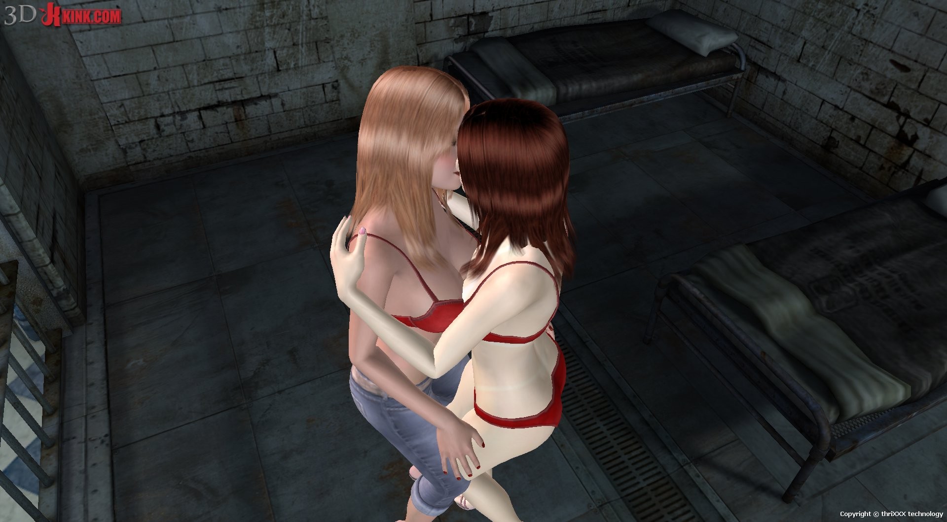 Hot BDSM sex action created in virtual fetish 3d sex game! #69603912
