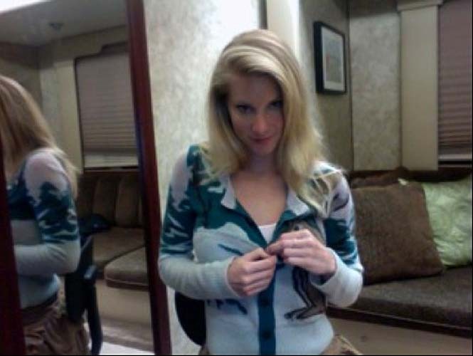 Heather Morris posing totally nude on leaked phone photos #75270837