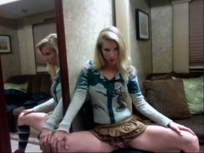 Heather Morris posing totally nude on leaked phone photos #75270842