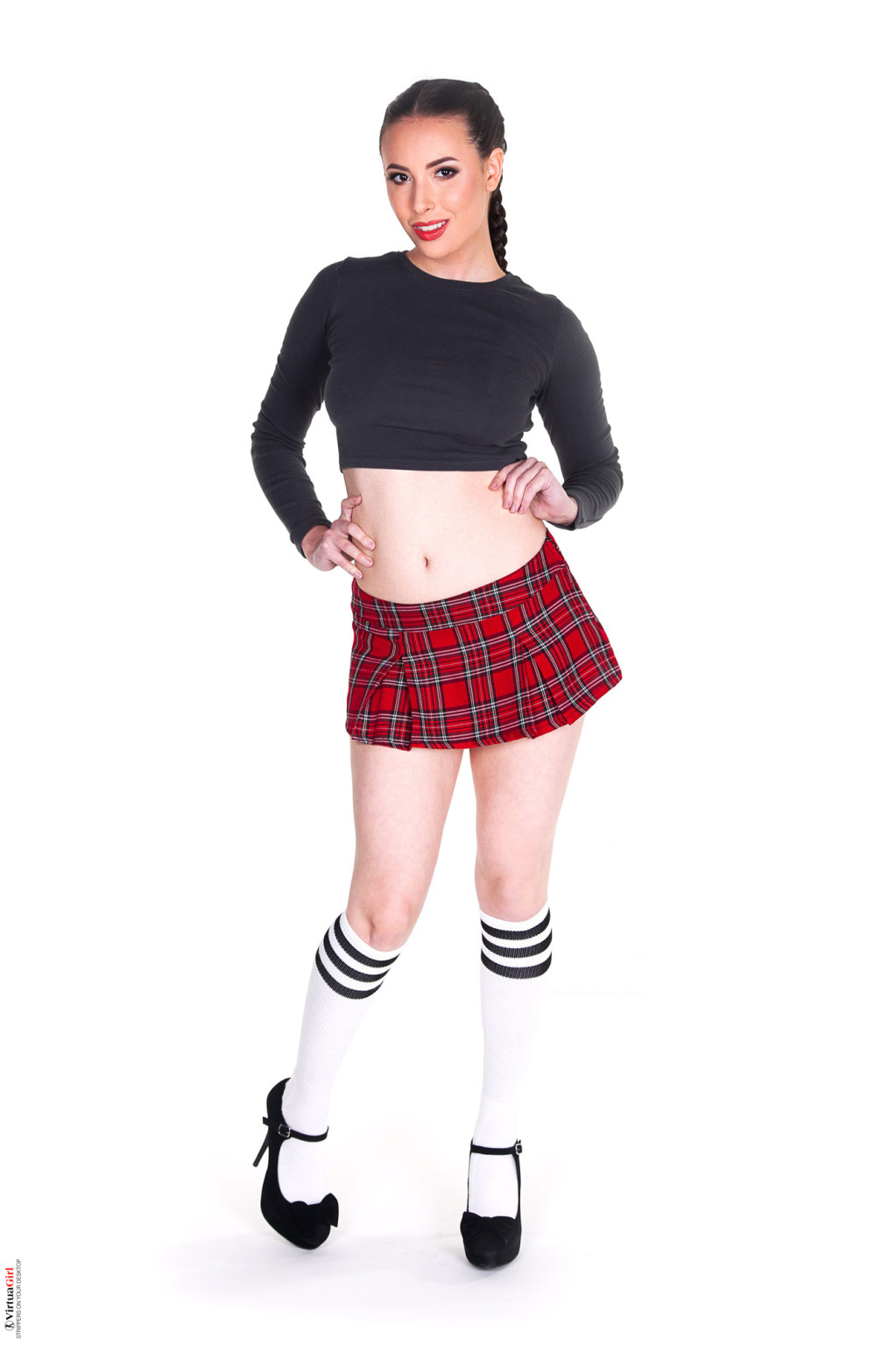 Hot slutty brunette schoolgirl Casey Calvert stripping #72328211