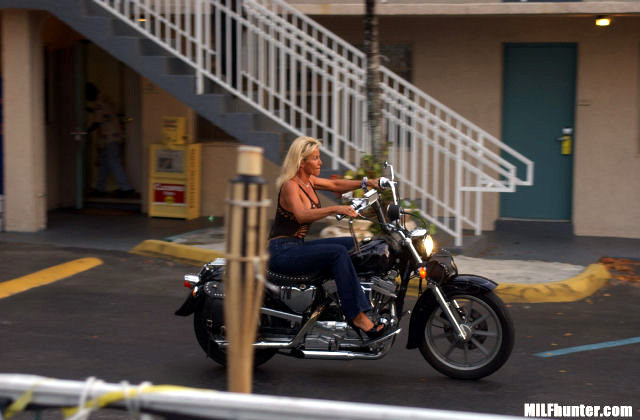 Movies of hot blonde motorcycle mama taking two cocks #71035126