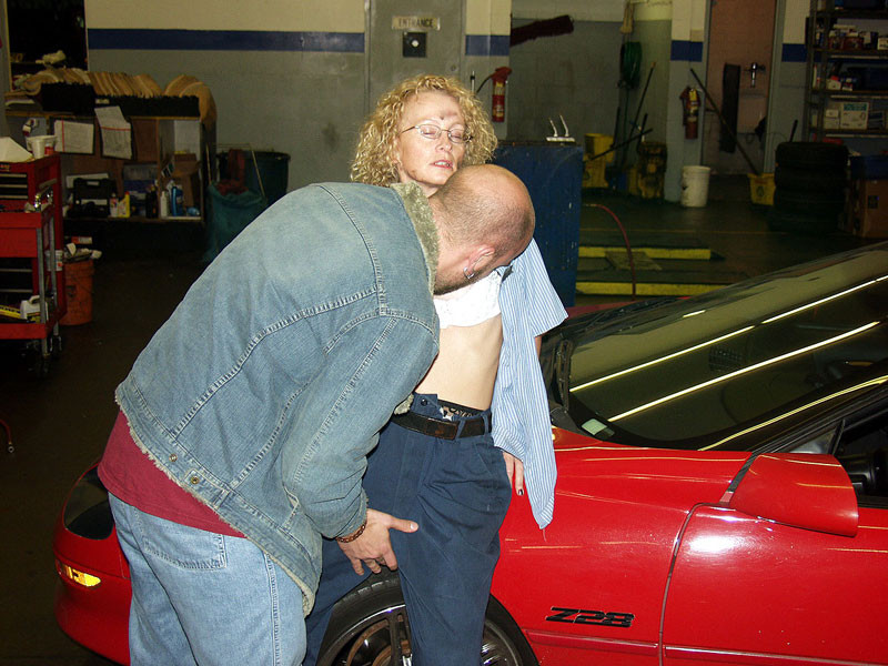 Blonde amateur anal cumfilled by local mechanic #69260937