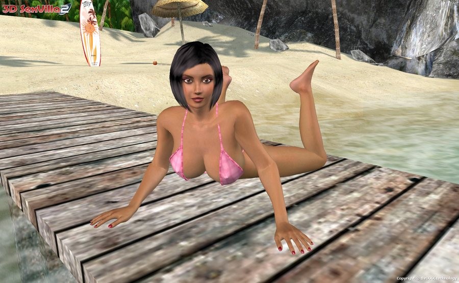 Giovane in bikini busty dà un footjob alla spiaggia
 #67055374