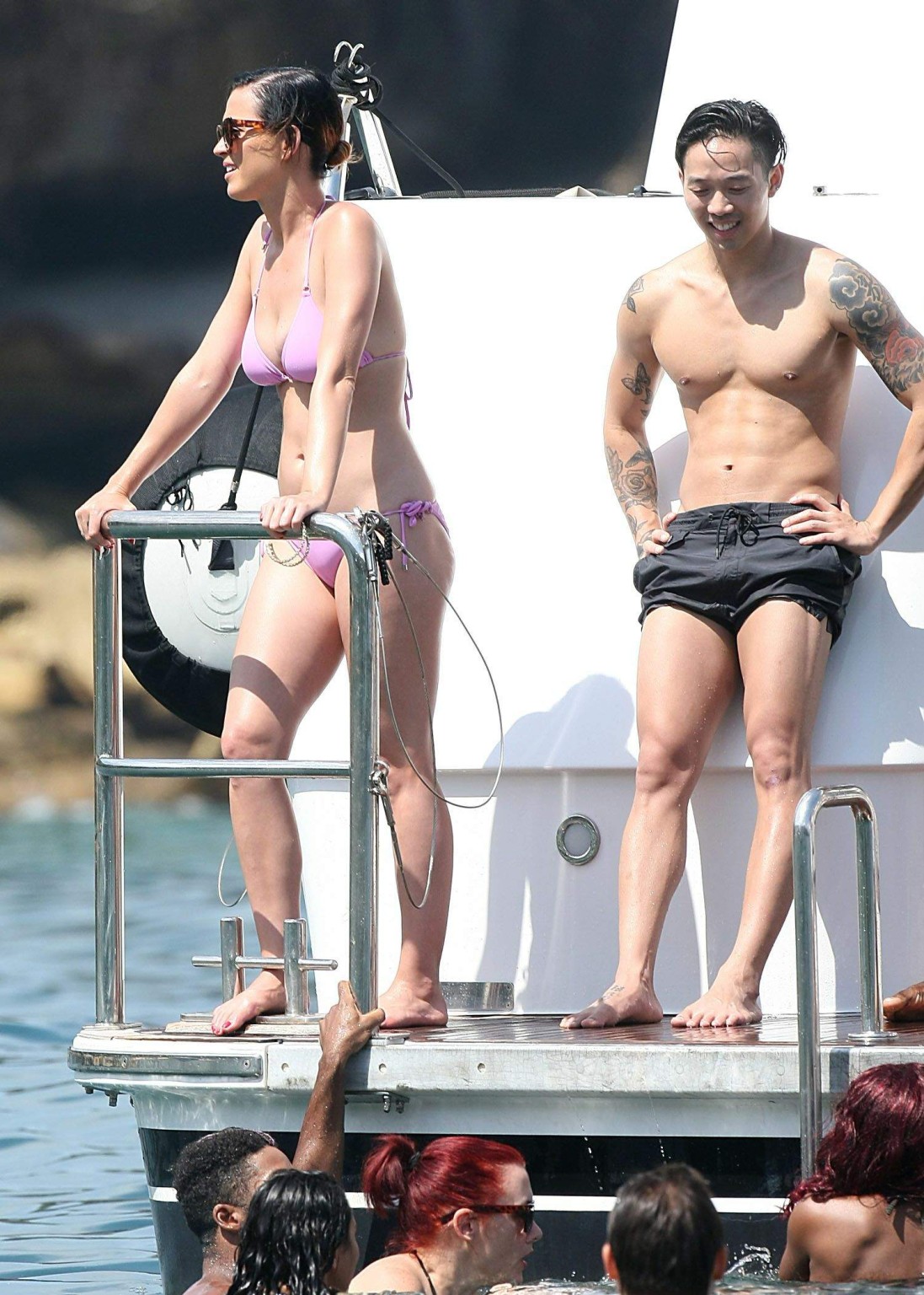 Katy Perry showing off her bikini body and cameltoe on a yacht in Sydney #75180275