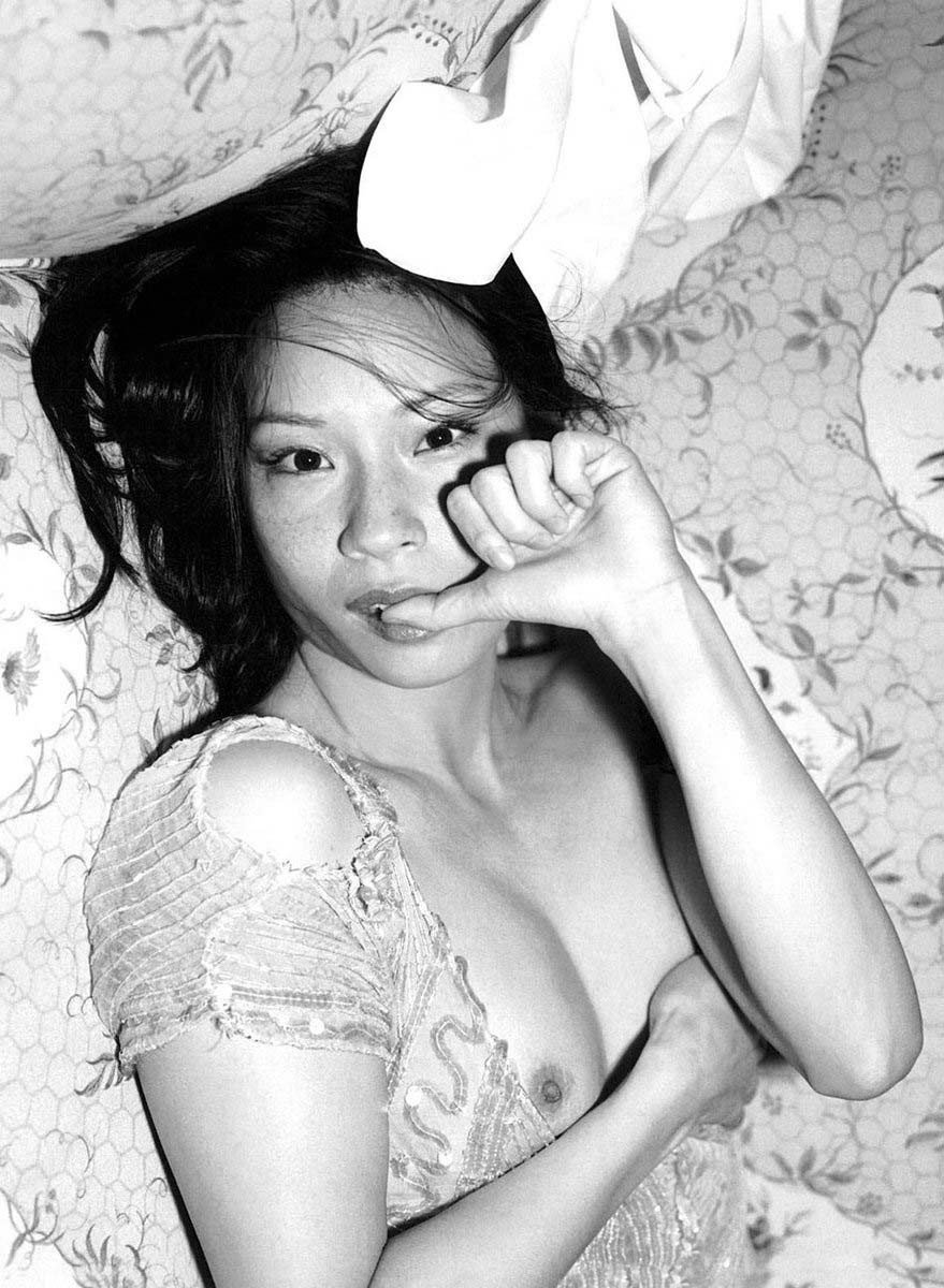 Lucy Liu showing her sweet nude perky tits #75391793