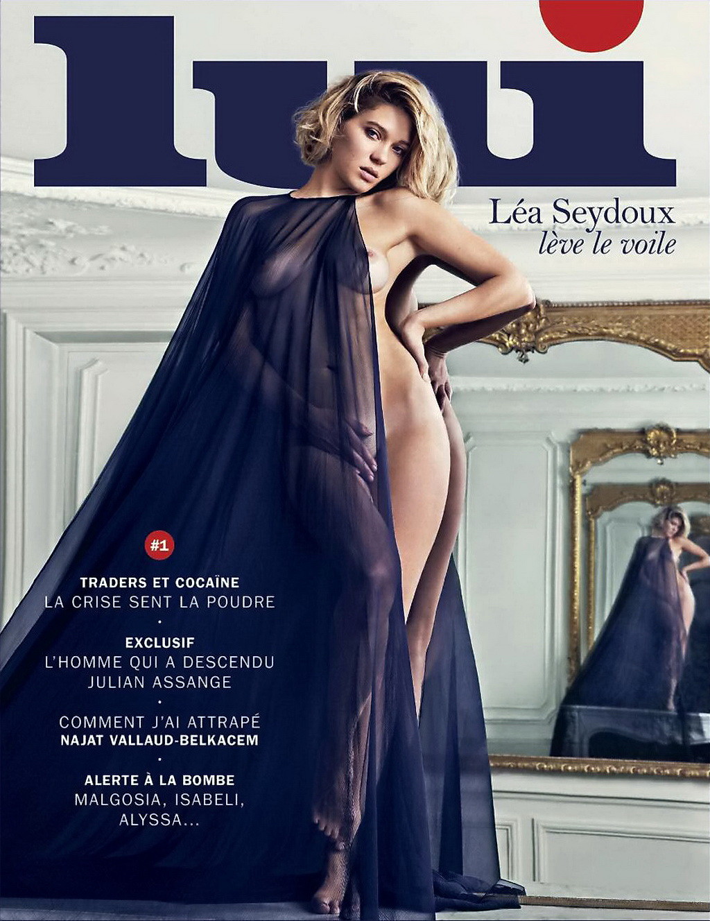 Lea Seydoux nude photoshoot by Mario Sorrenti for the premiere issue of LUI Maga #75217320