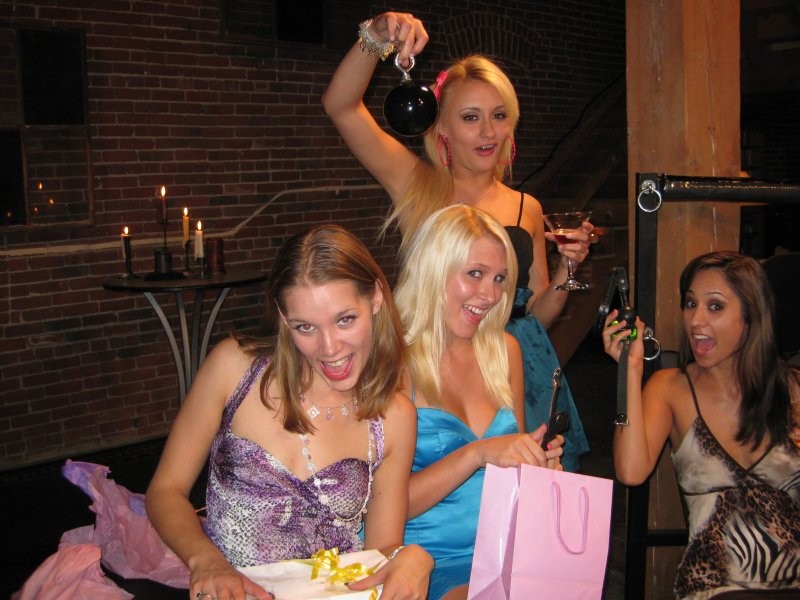 Hung male stripper gets gang banged by a bunch of horny babes at a bachelorette  #67723580