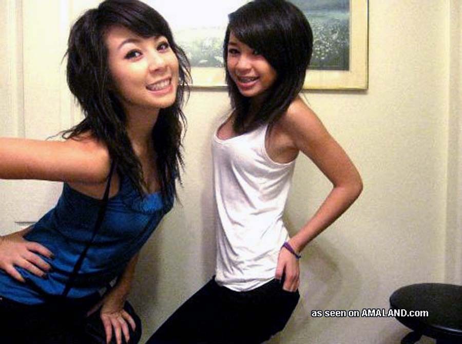 Two gorgeous Asian chicks teasing us #69867665