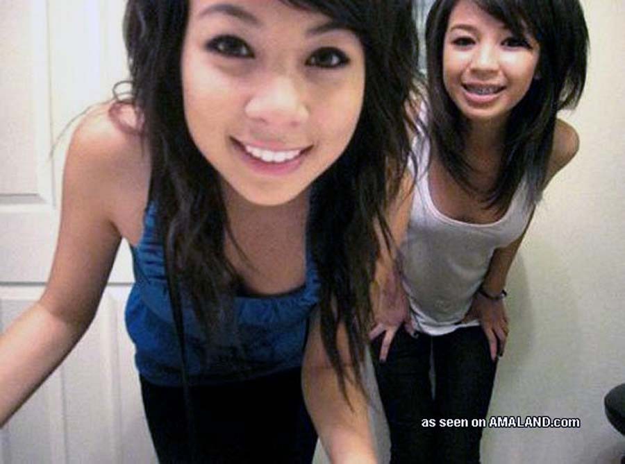 Two gorgeous Asian chicks teasing us #69867671