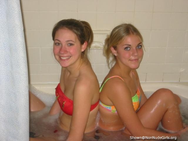 Amateur teens wet in shower #71653406