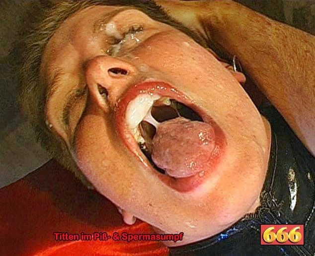 Geile und durstige Schlampen bekommen Sperma und Pisse auf ihr Gesicht
 #75947333