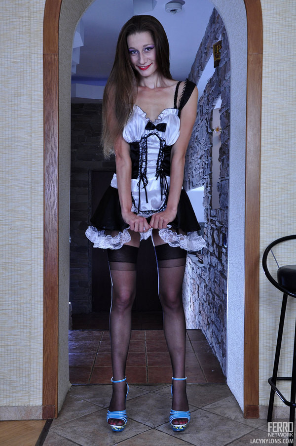 Upskirt French Maid #78295269