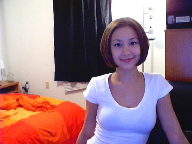 Cute asian teen posing for her webcam #70033356