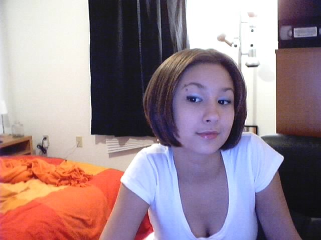 Cute asian teen posing for her webcam #70033368