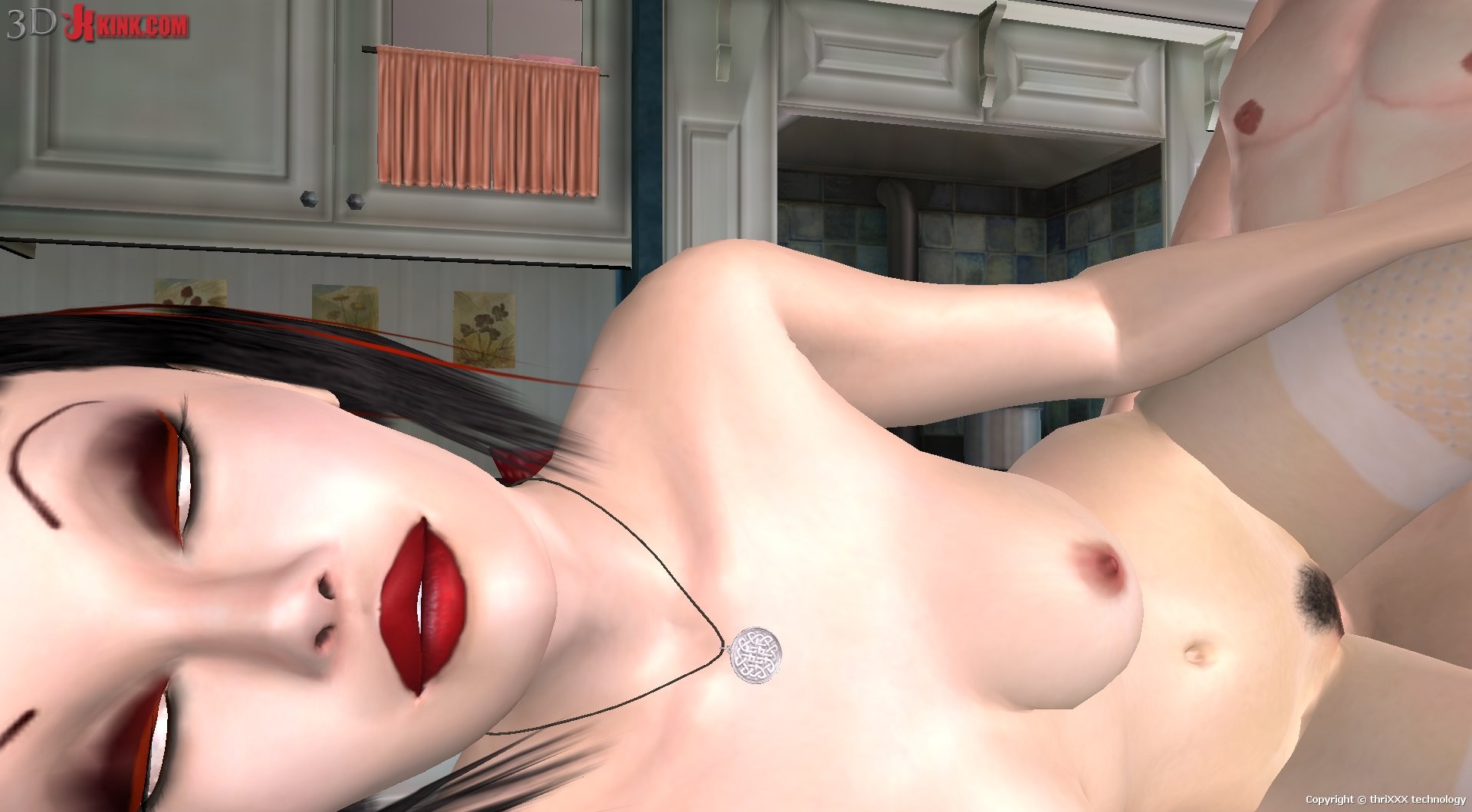 Hot BDSM sex action created in virtual fetish 3d sex game! #69576187
