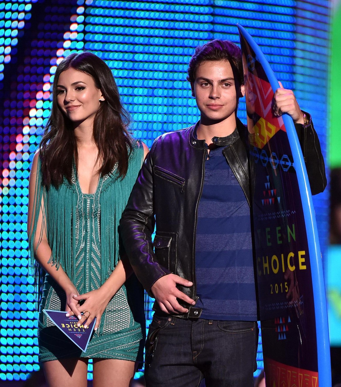 Victoria Justice leggy  cleavy at the 2015 TCA #75154754