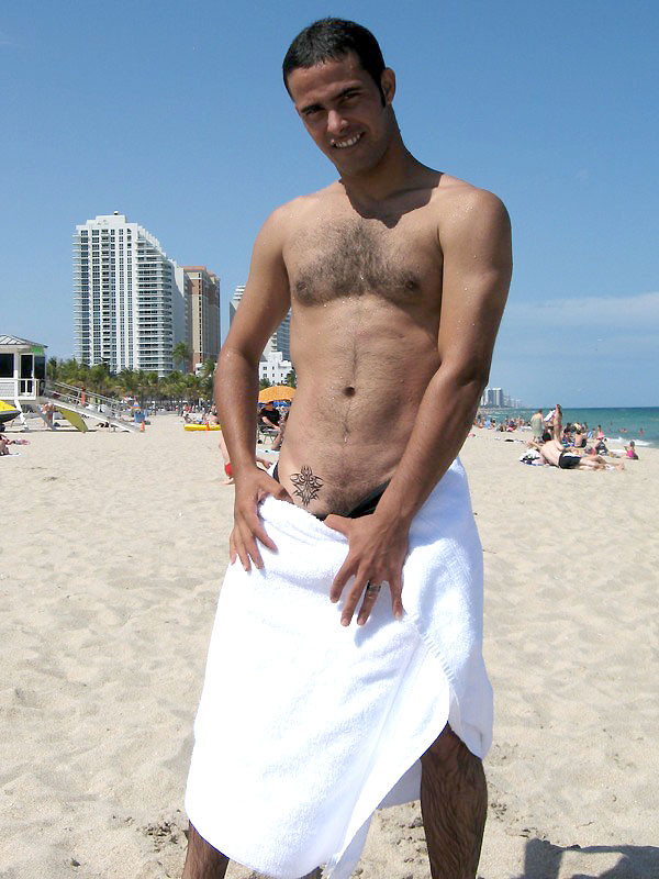 Big horny beach dudes strutt their hard bodies on the beach in search of some ha #76956595