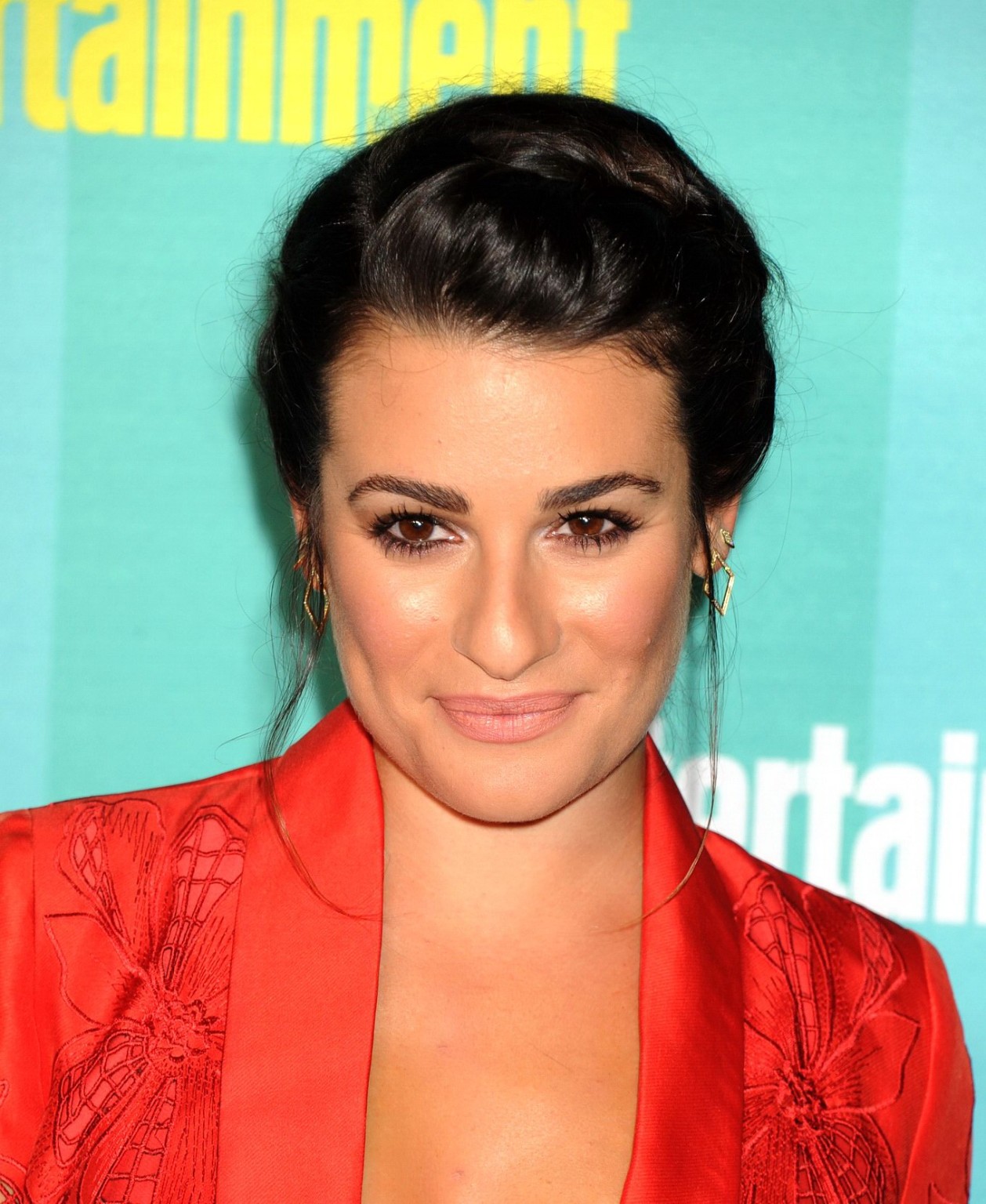 Lea michele leggy cleavy at comic con in san diego
 #75158849