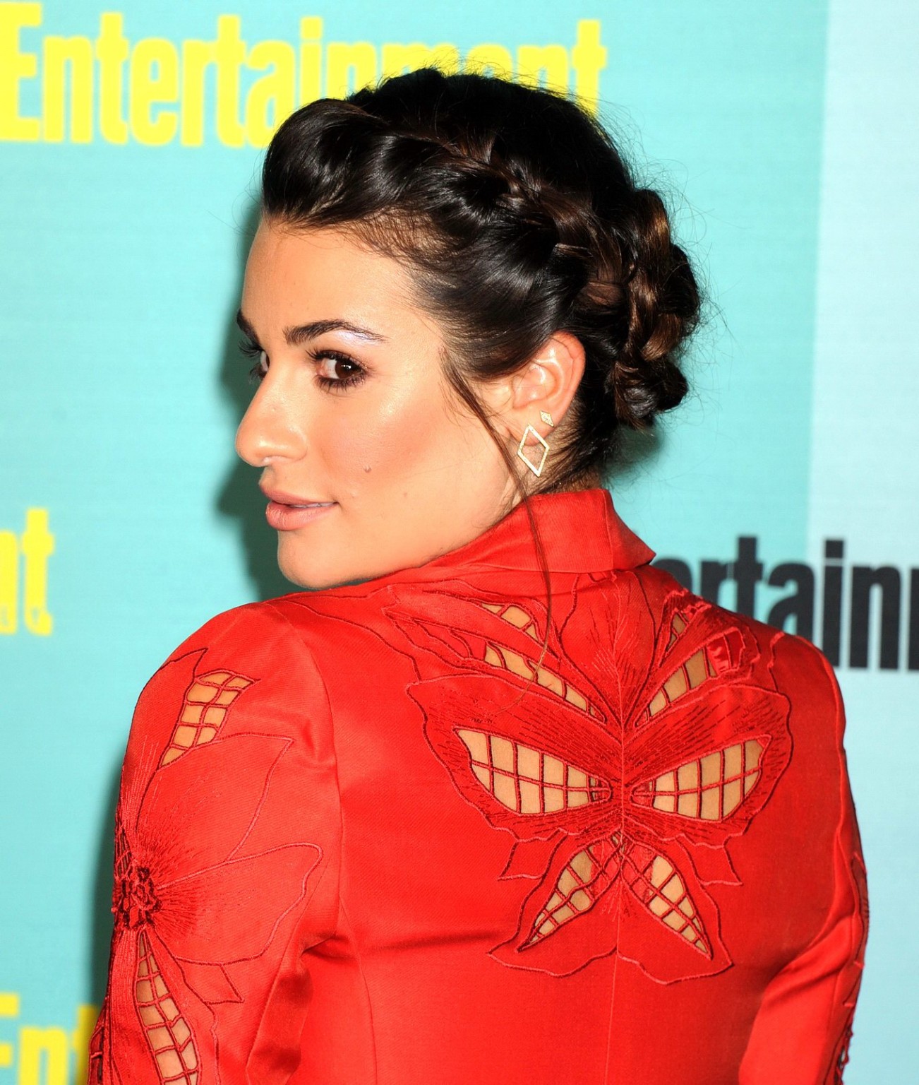 Lea Michele leggy  cleavy at Comic Con in San Diego #75158971