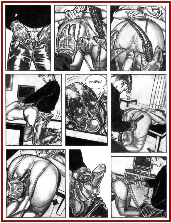 Italienischer sexueller Bondage-Comic
 #72227087
