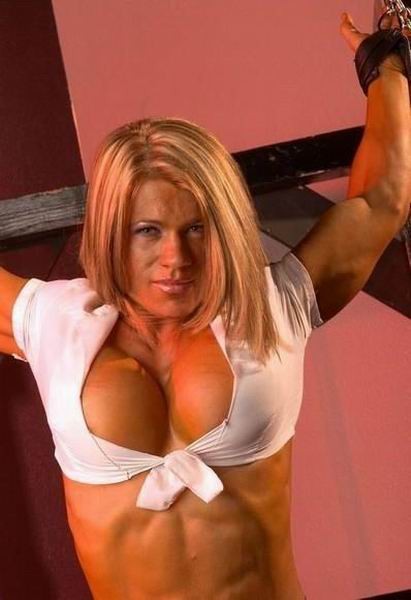 female bodybuilders show off their muscles #76491773