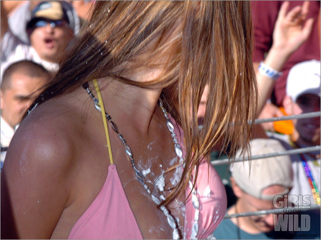 Spring break bikini contest gets out of hand #73207389