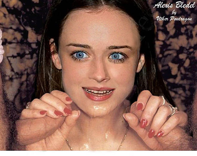 Alexis Bledel showing her pussy and tits and fucking hard #75384895