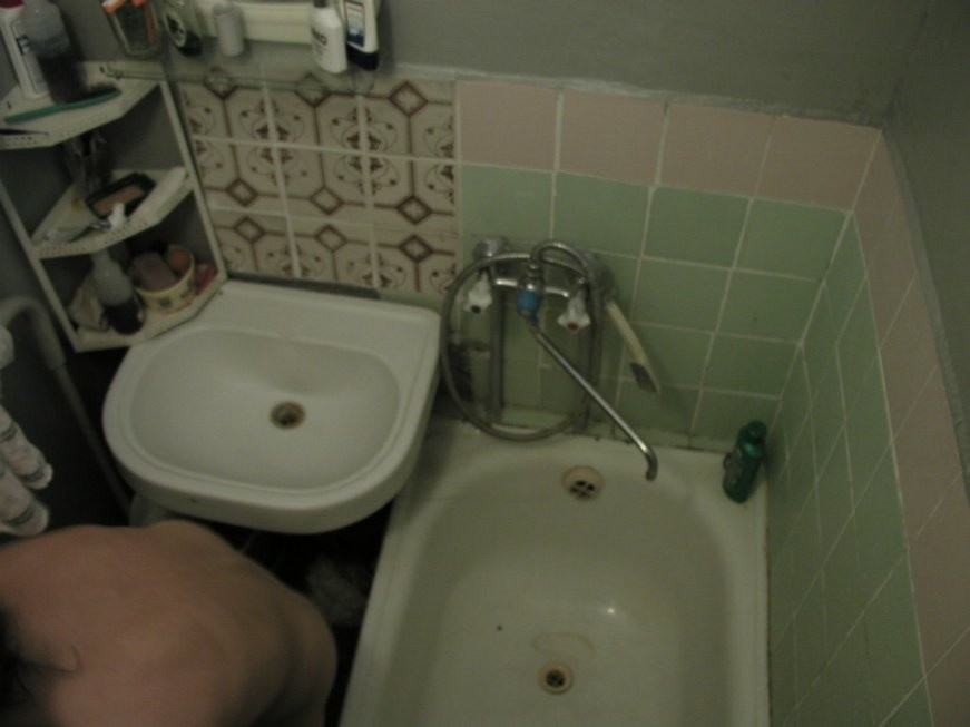 Ceiling voyeur hidden cam catches brunette babe in the shower #71653536