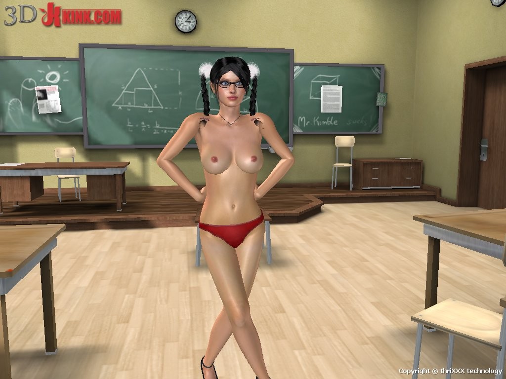 Hot BDSM sex action created in virtual fetish 3d sex game! #69594027