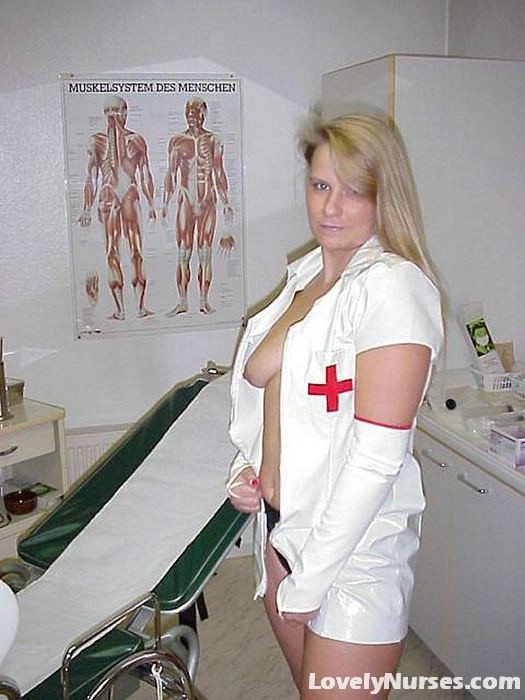 Long haired nurse Lisa shows cunt through speculum #71053711