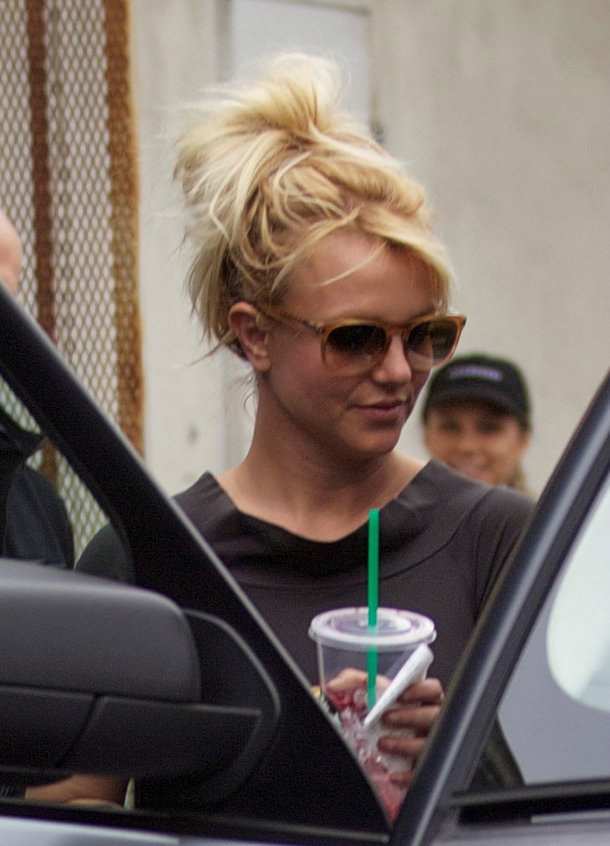 Britney Spears en balade à Beverly Hills.
 #75248290