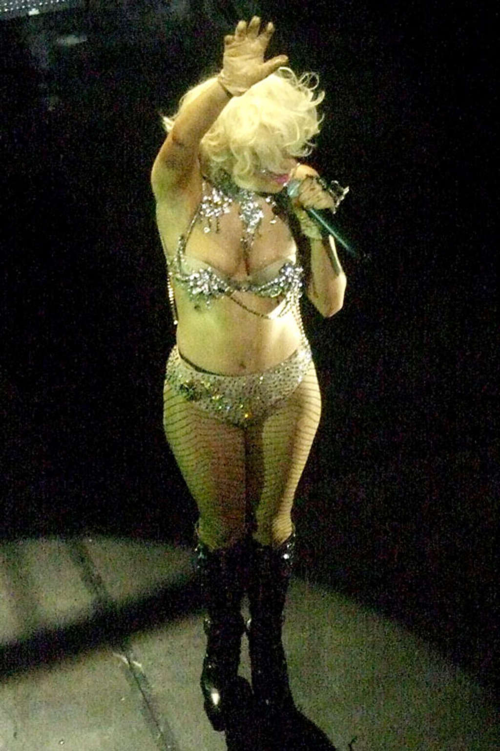 Lady Gaga showing her nice big tits and nipple slip paparazzi pictures #75385521