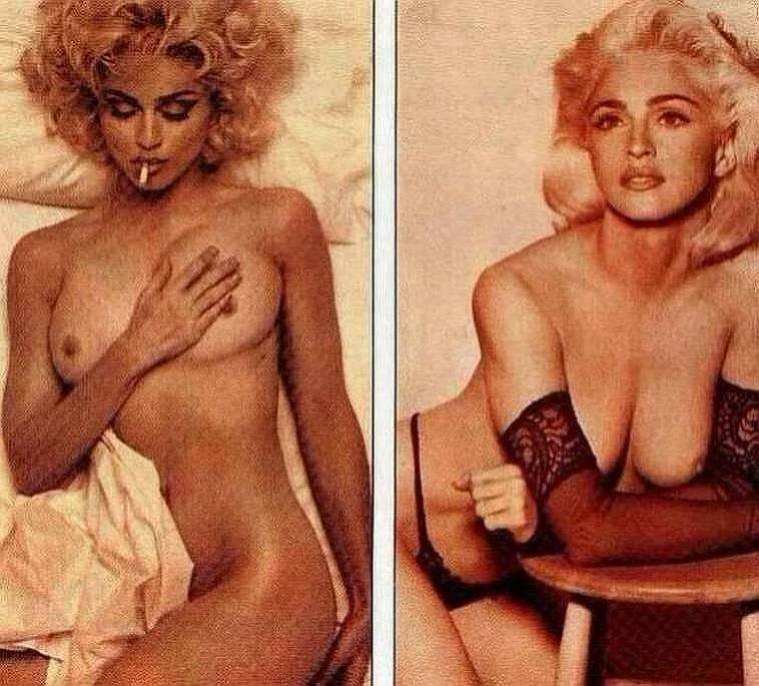 Schauspielerin Schrägstrich Popstar Madonna wird total nackt
 #75352117
