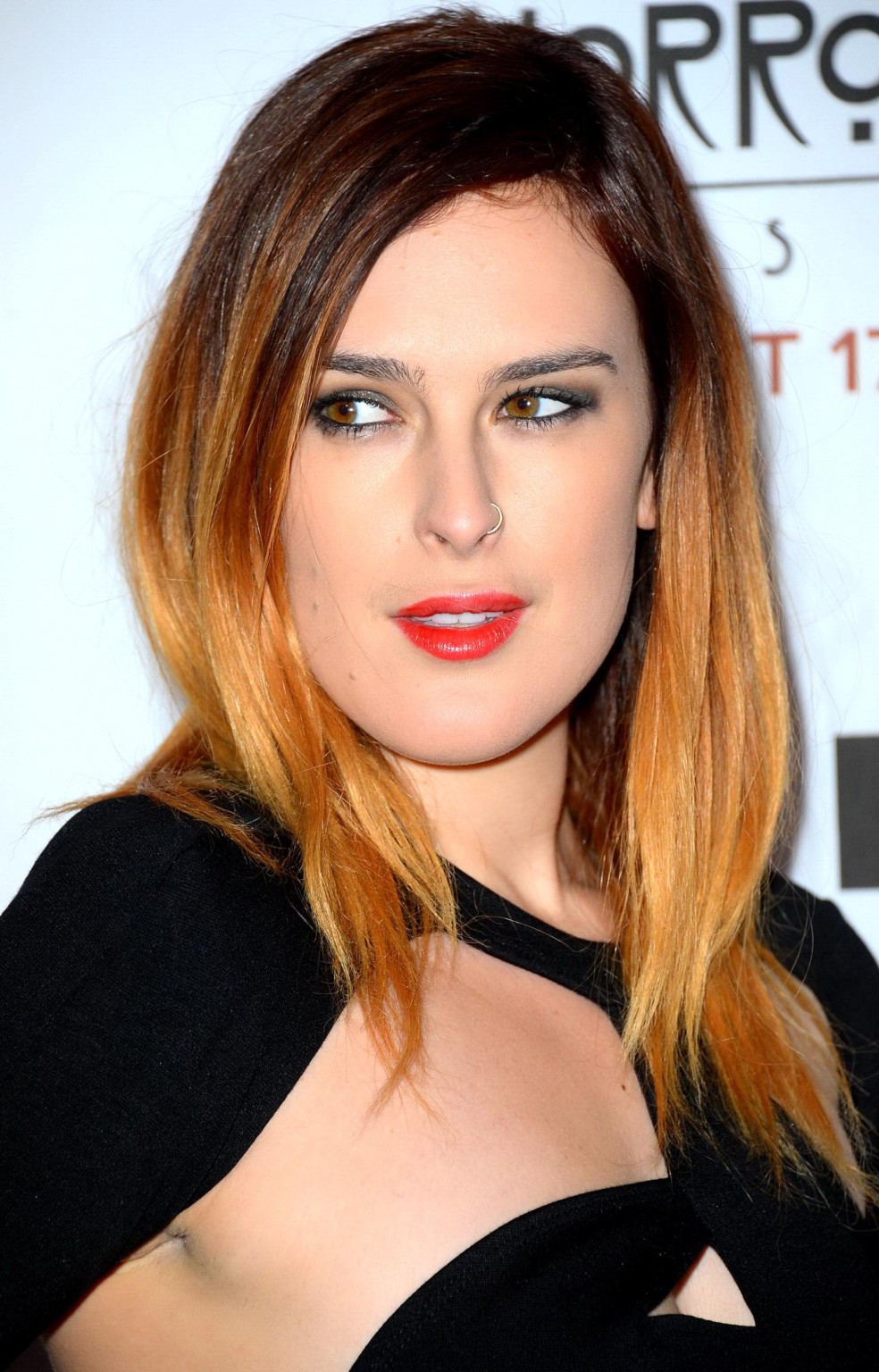 Rumer Willis leggy wearing a sexy black dress at the 'American Horror Story: Asy #75250610
