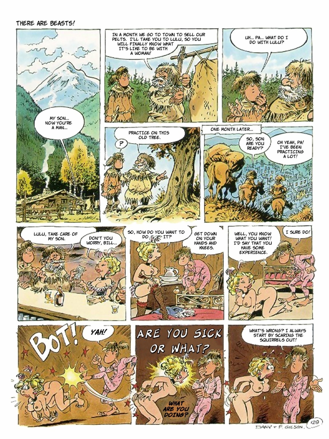山賊のフェラチオとセックスの漫画
 #69369256