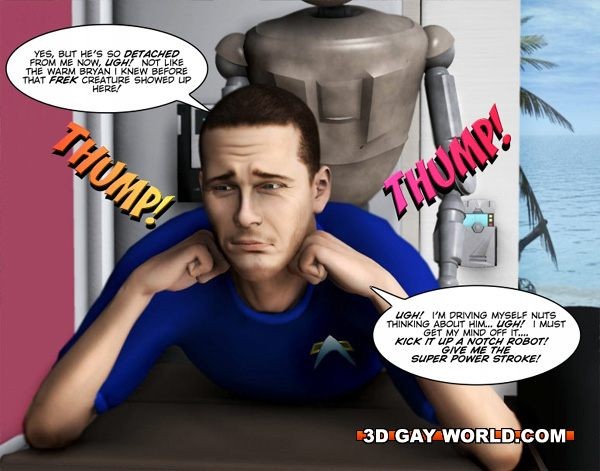 Gay scifi adventures 3D gay comics anime cartoon hunk man dude #69413986