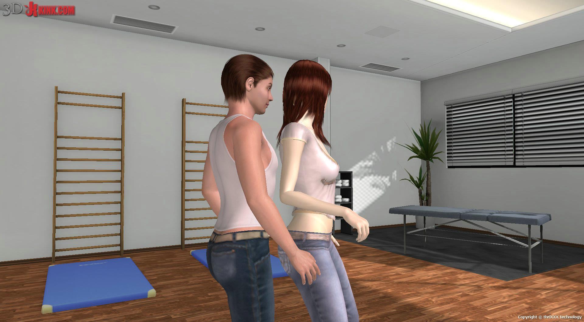 Hardcore sex in 3D created in virtual fetish 3d sex game!