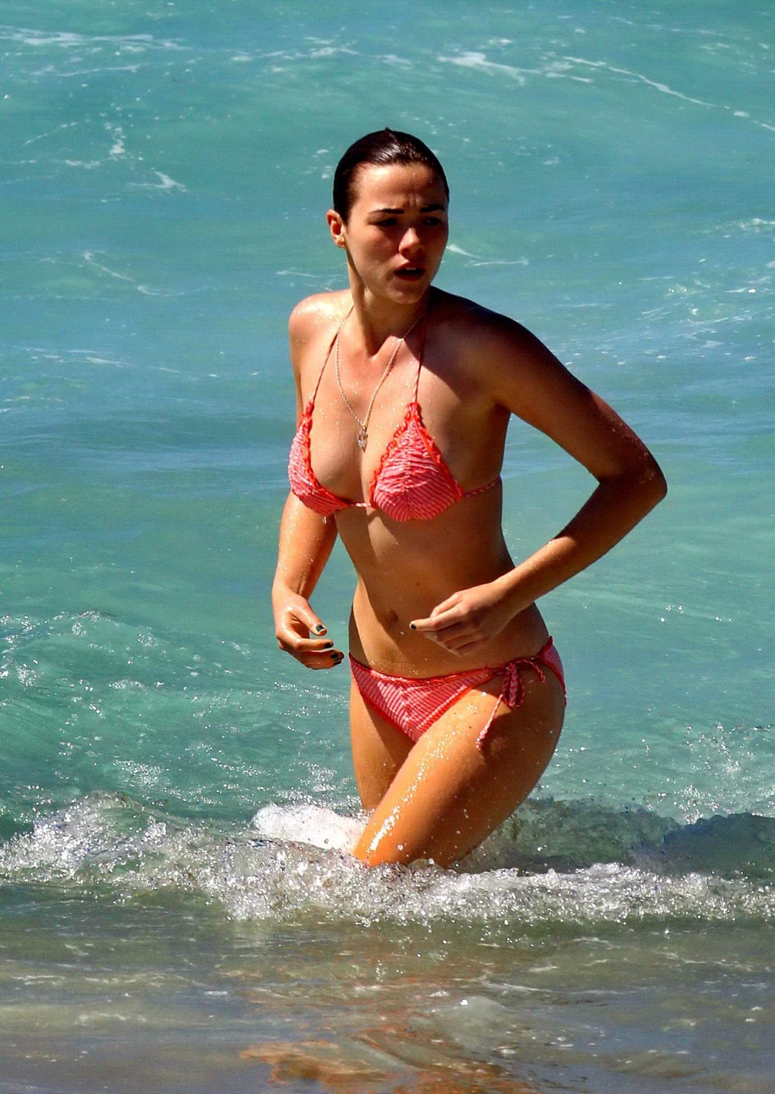 Demi Harman showing off her bikini body on a beach in Sydney #75182214