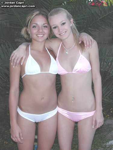 Jordan Capri and Dirty Aly strip out of matching bikinis #67812837