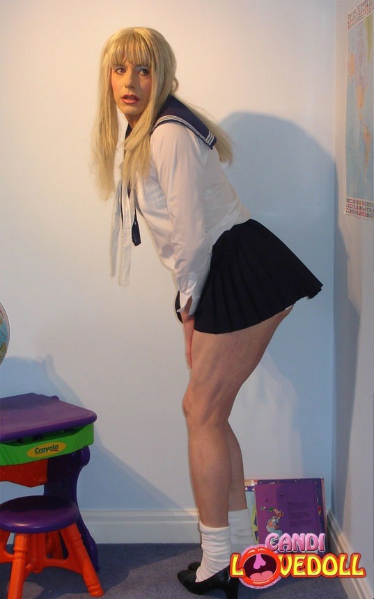 Naughty blonde tranny #75770058