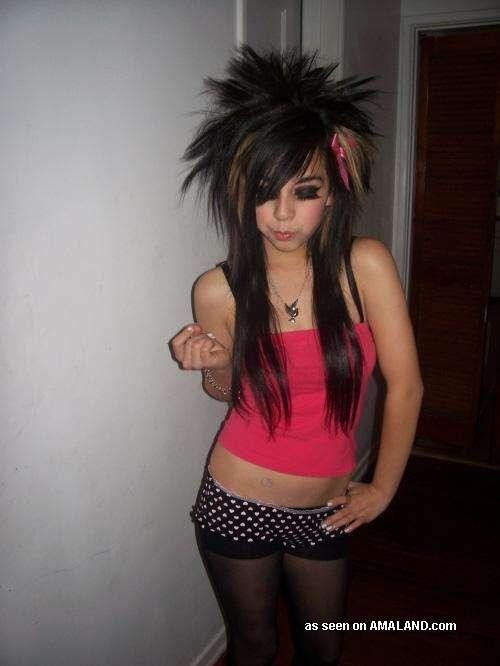 Nice steamy hot compilation of amateur emo hotties #68263992